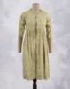 Picture of Lemon Green Mirror Work Umbrella Kurti