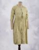 Picture of Lemon Green Mirror Work Umbrella Kurti