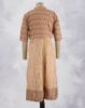 Picture of Golden Brown Coat Style Umbrella Kurti