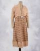 Picture of Golden Brown Coat Style Umbrella Kurti