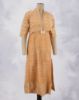 Picture of Golden Brown Coat Style Umbrella Kurti