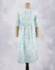Picture of Sky Blue Motif's Prints Umbrella Kurti