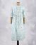 Picture of Sky Blue Motif's Prints Umbrella Kurti