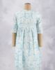 Picture of Sky Blue Motif's Prints Umbrella Kurti