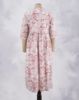 Picture of Sky Blue Motif's Prints Umbrella Kurti