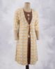 Picture of Yellow Full Coat Prints Umbrella Kurti