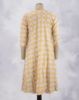 Picture of Yellow Full Coat Prints Umbrella Kurti