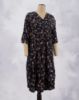 Picture of Dark Blue Floral Prints Umbrella Kurti