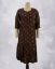 Picture of Brown Golden Prints Umbrella Kurti