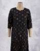 Picture of Brown Golden Prints Umbrella Kurti