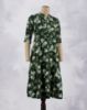 Picture of Green Motif's Floral Prints Umbrella Kurti