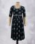 Picture of Dark Blue Neck Embroidery Prints Umbrella Kurti