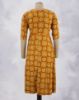 Picture of Yellow Thread & Sequence Works Umbrella Kurti