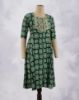 Picture of Yellow Thread & Sequence Works Umbrella Kurti