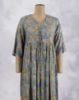 Picture of Blue Zamiki Work Prints Umbrella Kurti