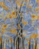 Picture of Blue Zamiki Work Prints Umbrella Kurti