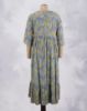 Picture of Blue Zamiki Work Prints Umbrella Kurti