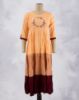Picture of Orange Beats & Embroidery works Umbrella Kurti