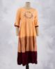 Picture of Orange Beats & Embroidery works Umbrella Kurti