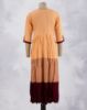 Picture of Orange Beats & Embroidery works Umbrella Kurti