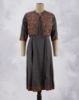 Picture of Dark Grey Half Coat Zamiki Works Umbrella Kurti