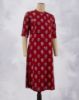 Picture of Red Floral Prints Umbrella Kurti