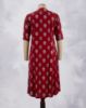 Picture of Red Floral Prints Umbrella Kurti
