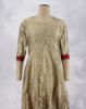 Picture of Honey Brown Border Prints Umbrella kurti