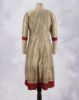 Picture of Honey Brown Border Prints Umbrella kurti
