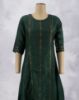 Picture of Green Zari & Thread Works Umbrella Kurti