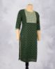 Picture of Green Printed Straight Kurti
