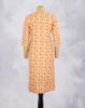 Picture of Yellow Silver Zari Embroidery Straight Kurti