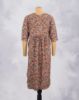 Picture of Mid Blue Floral Print Straight Kurti