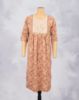 Picture of Mid Blue Floral Print Straight Kurti