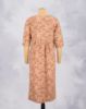 Picture of Mid Blue Floral Print Straight Kurti