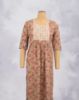 Picture of Mid Blue Floral Print Straight Kurti