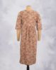 Picture of Mid Blue Floral Print Straight Kurti