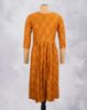 Picture of Orange Tango Floral Print Straight Kurti