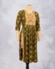Picture of Orange Tango Floral Print Straight Kurti