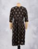 Picture of Orange Tango Floral Print Straight Kurti