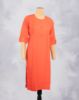 Picture of Blue Embroidery Straight Kurti