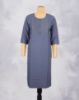 Picture of Blue Embroidery Straight Kurti