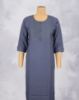 Picture of Blue Embroidery Straight Kurti