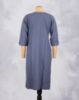 Picture of Blue Embroidery Straight Kurti