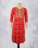 Picture of Rose Embroidery Straight Kurti