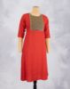 Picture of Red Sequence Umbrella Kurti