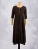 Picture of Yellow Gold Prints Umbrella Kurti 