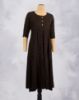 Picture of Yellow Gold Prints Umbrella Kurti 