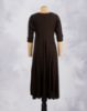Picture of Yellow Gold Prints Umbrella Kurti 