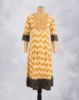 Picture of Yellow Embroidery works Umbrella Kurti
